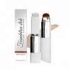 Fond de teint à changement de couleur, en stick avec brosse, fond de teint anti-cernes complet pour un maquillage impeccable,