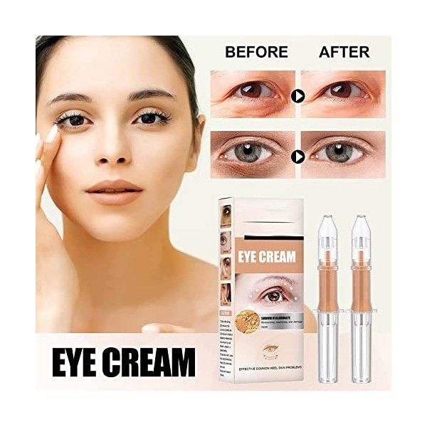 Sérum beauté des yeux 1 min - Sérum instantané pour les yeux - Réduction rapide des yeux - Sérum anti-rides pour les cernes e