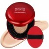 LOPHE Coussin Compact Fond de Teint,Air Cushion Teint Couvrant - Effet Naturel "Peau Nue"- 24 H Correcteur durable Maquillage