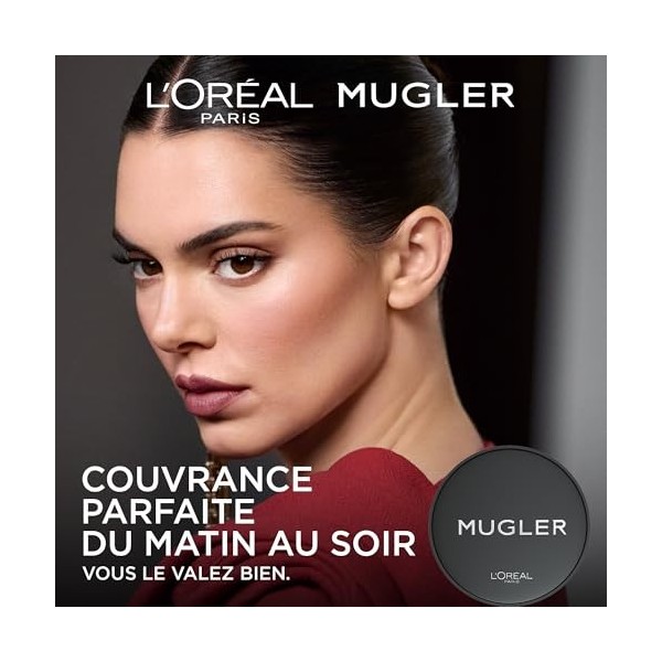 L’Oréal Paris x Mugler Fond de Teint Coussin Eclat Doux – Cushion - Formule légère - Effet seconde peau – Teinte : 10 - Forma
