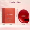 LOPHE Coussin Compact Fond de Teint,Air Cushion Teint Couvrant - Effet Naturel "Peau Nue"- 24 H Correcteur durable Maquillage