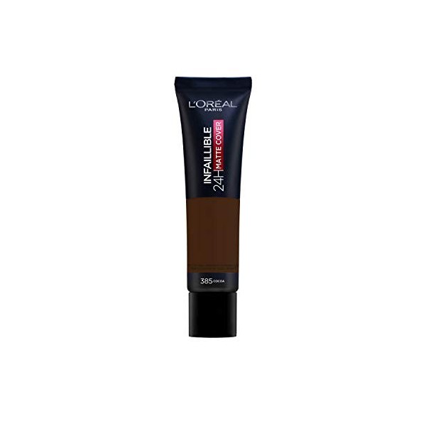 LOréal Paris Infaillible Fond de teint couvrant 24H Matte 385 Cacao