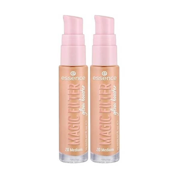 essence MAGIC FILTER Glow Booster de base, n° 20, nude, nourrissant, effet colorant, adoucissant, naturel, radiant, végétalie