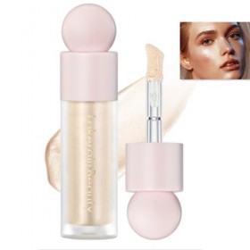Beauty Searcher Highlighter Liquide Fini Éclat Argent Champagne Visage & Corps 01 Lune Light 