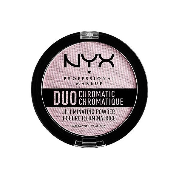 NYX Professional Makeup Enlumineur - Poudre illuminatrice Duo Chromatic - Lavender Steel
