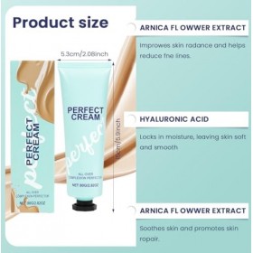 LOPHE Fond de Teint Corps Waterproof Anti-Sueur avec Couvrant Total - Creme All-Over Complexion Perfector - Maquillage Longue