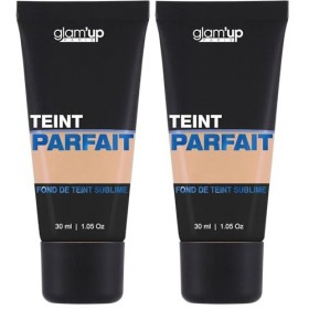 Fond de teint Glam Up Zero Defaut - 25ml Miel Doré N°3 Lot de 2 
