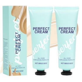 LOPHE Pack de 2 Fond de Teint Corps Waterproof Anti-Sueur avec Couvrant Total - Creme All-Over Complexion Perfector - Maquill