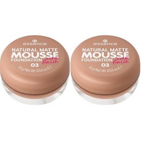 essence Fond de teint naturel mat, n° 03, nude, matifiant, couvrant, résultat express, mat, végétalien, sans huile, sans parf