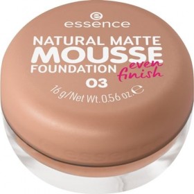essence Fond de teint naturel mat, n° 03, nude, matifiant, couvrant, résultat express, mat, végétalien, sans huile, sans parf