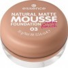 essence Fond de teint naturel mat, n° 03, nude, matifiant, couvrant, résultat express, mat, végétalien, sans huile, sans parf