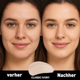 FV Fond de Teint Haute Couvrance Lumineux, Hydratant, Imperméable, Longue Tenue - Effet Peau Fraîche et Naturelle Classic Iv