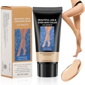 Maquillage des Jambes Imperméable, Fond De Teint Couvrant Imperfections, Couvrance pour les Jambes, Maquillage Couvrant pour 