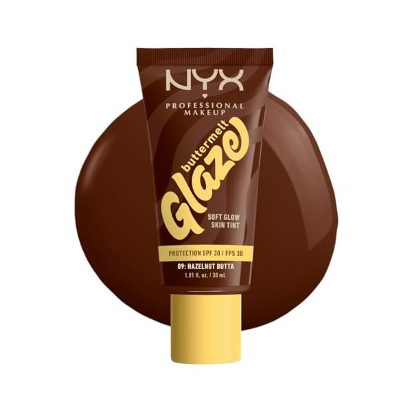 NYX Professional Makeup - Fond de Teint Hydratant SPF30 - Tenue Longue Durée Jusquà 12h - 93% dIngrédients Soin - Formule V