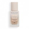 Makeup Revolution, Skin Silk Serum Foundation, Light to Medium Coverage, Contains Hyaluronic Acid, F10, 23ml