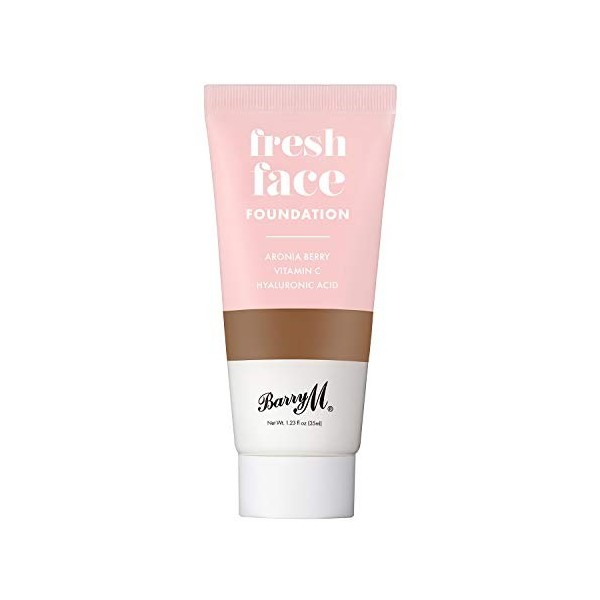 Barry M Cosmetics Fresh Face Fond de teint liquide léger infusé à lacide hyaluronique et à la vitamine C Teinte 15