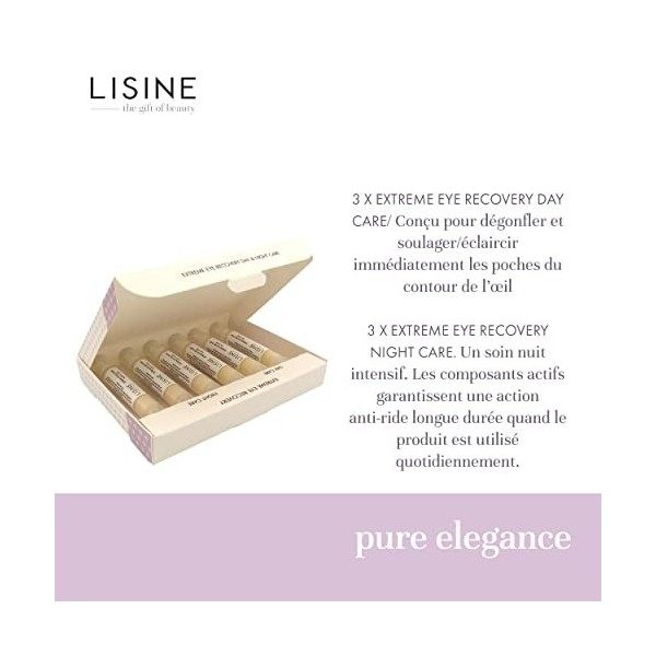 Coffret Contour des Yeux Extreme Eye Recovery Day & Night Care 6x4 ml - Soin Gel contre les Cernes, les Rides et les Ridules 