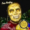 YBUETE Yellow Cream Face Body Painting Foundation, Professional Full-coverage Oil Based Yellow Face Paint Halloween SFX for C