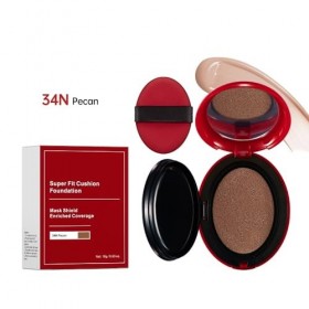 Red Cushion Foundation Texture légère, fini semi-mat portable pendant 72 heures, couvrance modulable, protection solaire, rés