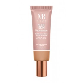MB Milano - Base teintée effet naturel - NUDE SKIN FOUNDATION - BRONZE 03 - Fini mat