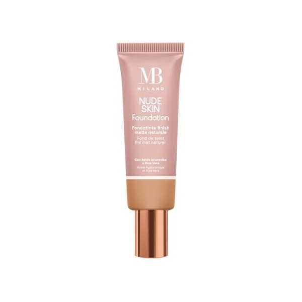 MB Milano - Base teintée effet naturel - NUDE SKIN FOUNDATION - BRONZE 03 - Fini mat