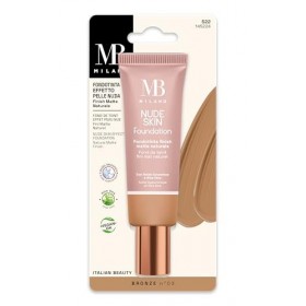 MB Milano - Base teintée effet naturel - NUDE SKIN FOUNDATION - BRONZE 03 - Fini mat
