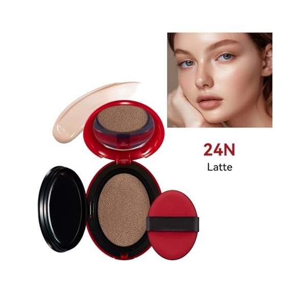 Masque De Fond De Teint À Coussin DAir, SPF40 PA + + Super Fit Masque De Fond De Teint À Coussin DAir, Crème Éclaircissante