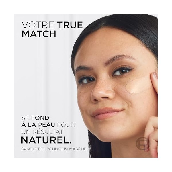 LOréal Paris True Match Fond de teint liquide à lacide hyaluronique et Aloe Vera 9.R/9.C Cool Deep