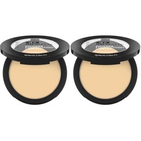 Catrice Cosmetics 18H HD Matte Powder Foundation fond de teint, longue durée, matifiant, couvrant, mat 8g Lot de 2 