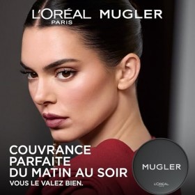 L’Oréal Paris x Mugler Fond de Teint Coussin Eclat Doux – Cushion - Formule légère - Effet seconde peau – Teinte : 8 - Format
