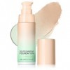 Fond de teint changeant avec Centella Asiatica - Fond de teint liquide hydratant en apesanteur Green-01 