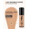Flormar Invisible Cover HD Foundation – Fond de teint liquide crémeux avec SPF 30, couvrance modulable et fini naturel lumine