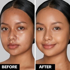 Boobeen Fond de teint liquide mat pour femmes, fond de teint longue tenue, fini naturel pour le visage avec pinceau de maquil