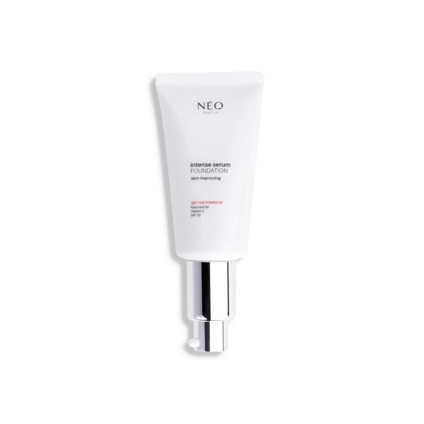 NEO MAKE UP Fond de Teint Fluide - Maquillage - Intense Serum Satin Foundation - Make Up - Illuminateur de Teint - Skin Care 