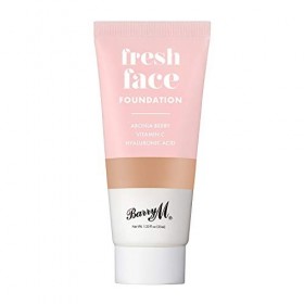 Barry M Cosmetics Fresh Face Fond de teint liquide léger infusé à lacide hyaluronique et à la vitamine C Teinte 10