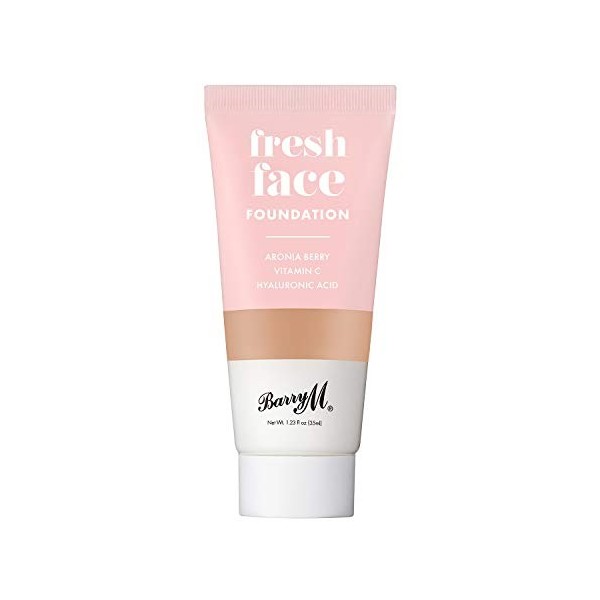 Barry M Cosmetics Fresh Face Fond de teint liquide léger infusé à lacide hyaluronique et à la vitamine C Teinte 10