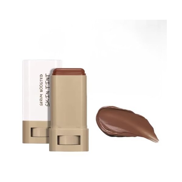 Stick de Teint Sérum Hydratant – Fond de Teint Stick Couvrance Modulable & Fini Naturel – Correcteur Anti-Cernes et Imperfect