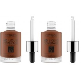 Catrice Cosmetics Hd Liquid Coverage Foundation Fond de Teint, Longue durée, Matifiant, Contrôle du Sébum, Contrôle de La Bri