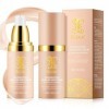 Fondation Liquide, Flawless Colour Changing Warm Skin Tone Foundation, Fond de teint changeant de couleur SPF50+ Correcteur H