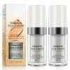 2 Pack Fondation liquide, Flawless Colour Changing Warm Skin Tone Foundation, Foundation Color Changing, SPF15, teint hydrata