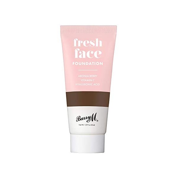 Barry M Cosmetics Fresh Face Fond de teint liquide léger infusé à lacide hyaluronique et à la vitamine C Teinte 19