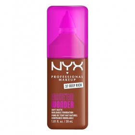 NYX Professional Makeup - Make Em Wonder - Fond de Teint - Tenue 24h - Pas deffet plâtre - Acide Hyaluronique et extrait de