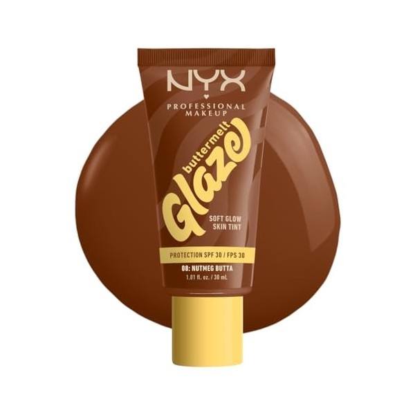 NYX Professional Makeup - Fond de Teint Hydratant SPF30 - Tenue Longue Durée Jusquà 12h - 93% dIngrédients Soin - Formule V