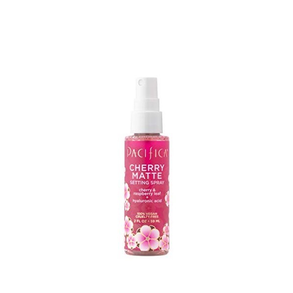 Pacifica Cerise Matte Réglage Vaporisateur 2 oz Visage Spray