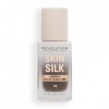 Makeup Revolution, Skin Silk Serum Foundation, Light to Medium Coverage, Contains Hyaluronic Acid, F18, 23ml