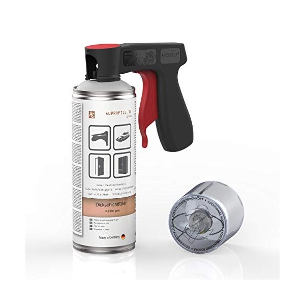 Auprotec Apprêt / mastic / couche de fond AUPROFILL MULTI Apprêt pour peinture automobile Primer Spray gris 1x 400 ml + 1x Po