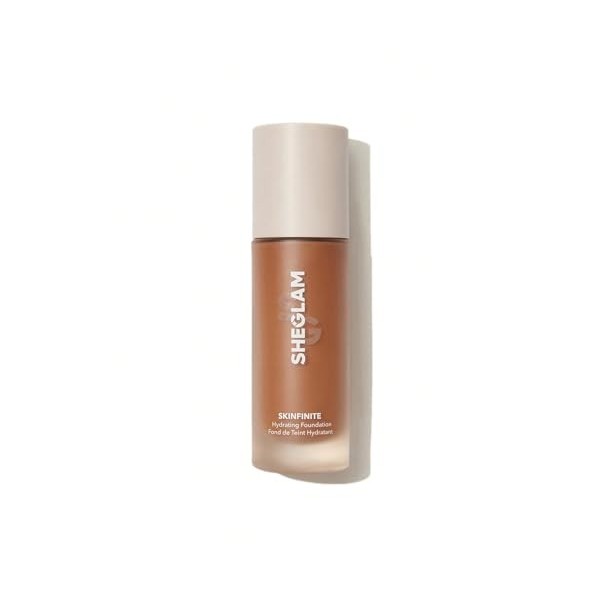 SHEGLAM Skinfinite fond de teint hydratant, impeccable opacité des pores invisibles, légèrement naturel, non gras, doux fond 