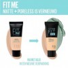 Maybelline New-York - Fond de Teint Fluide Fit Me! Matte & Poreless - Peaux normales à grasses - Teinte : 230 Beige Sablé - 3