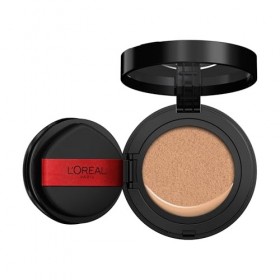 LOréal Paris - Fond de Teint Cushion 24H Air Wear - Haute Couvrance Indétectable - Sans Transfert - Tous Types de Peau - Tei