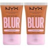 NYX Professional Makeup Fond de Teint Effet Flouté Bare With Me Blur, Couvrance Moyenne, Fini Mat Naturel, Niacinamide, Match